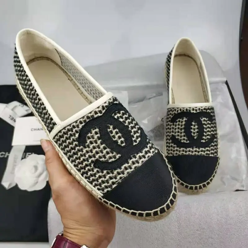 chanel flat chaussures pour femme s_12322a13